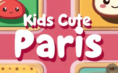 Kids Cute Paris